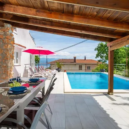 Villa Nino With View - Lovran By Guide Tulisevica