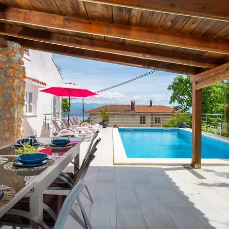 Villa Nino With View - Lovran By Guide Tulisevica